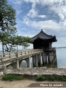 【ページ更新】湖西　第十七番 海門山　満月寺浮御堂イメージ